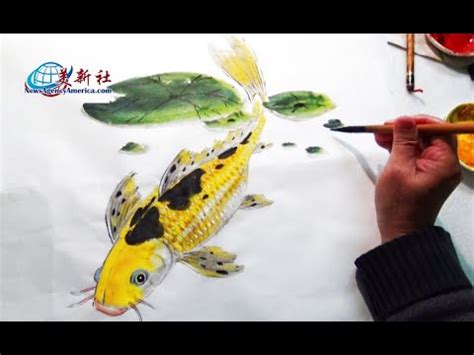 錦鯉畫|Learn to paint Carp